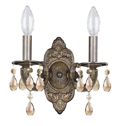 Paris Market Two Light Wall Sconce in Venetian Bronze (60|5022VBGTS)