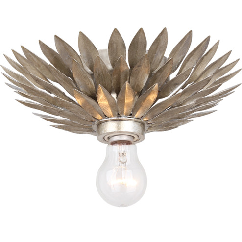 Broche One Light Wall Sconce in Antique Silver (60|500SA)