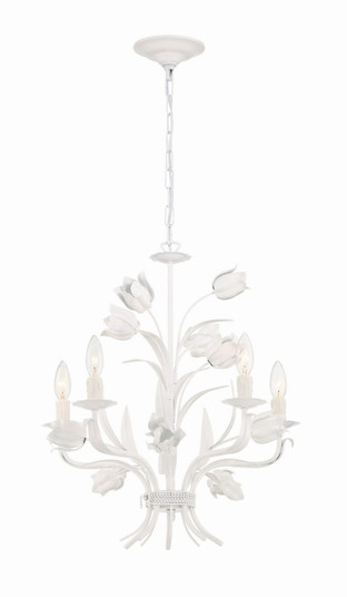 Southport Five Light Chandelier in Wet White (60|4815WW)