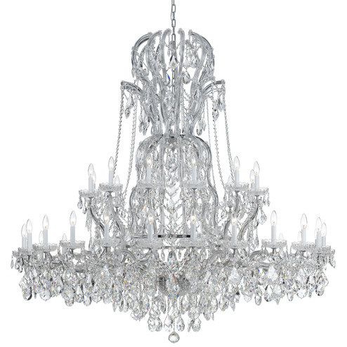 Maria Theresa 37 Light Chandelier in Polished Chrome (60|4460CHCLMWP)