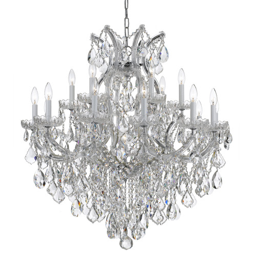 Maria Theresa 19 Light Chandelier in Polished Chrome (60|4418CHCLSAQ)