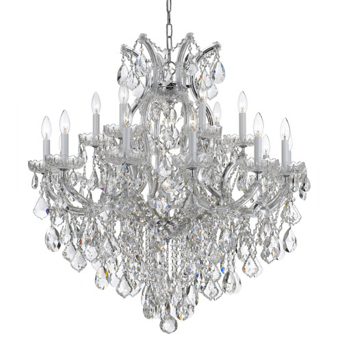 Maria Theresa 19 Light Chandelier in Polished Chrome (60|4418CHCLMWP)