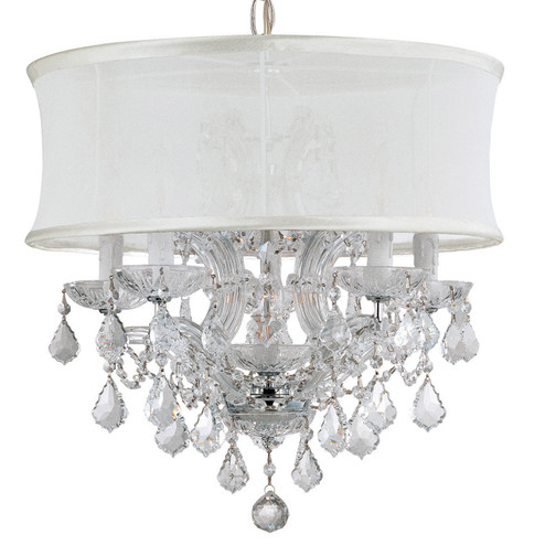 Brentwood Six Light Mini Chandelier in Polished Chrome (60|4415CHSMWCLS)