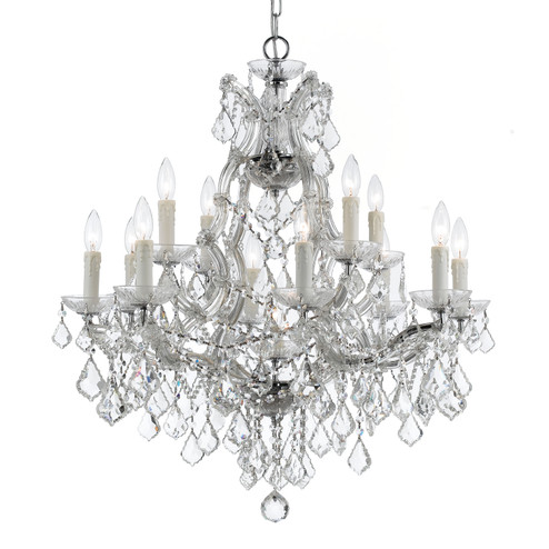 Maria Theresa 13 Light Chandelier in Polished Chrome (60|4412CHCLS)