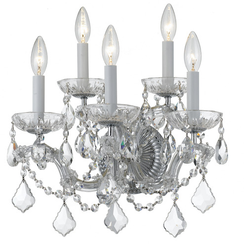 Maria Theresa Five Light Wall Sconce in Polished Chrome (60|4404CHCLSAQ)