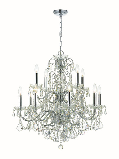 Imperial 12 Light Chandelier in Polished Chrome (60|3228CHCLMWP)