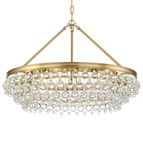 Calypso Six Light Chandelier in Vibrant Gold (60|275VG)