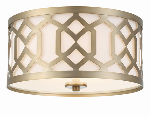 Jennings Three Light Flush Mount in Aged Brass (60|2263AG)
