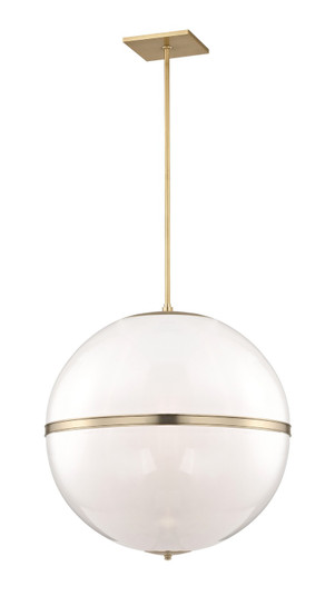 Truax Four Light Chandelier in Aged Brass (60|2030AG)