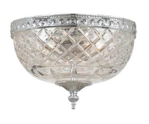 Ceiling Mount Two Light Flush Mount in Polished Chrome (60|1178CH)