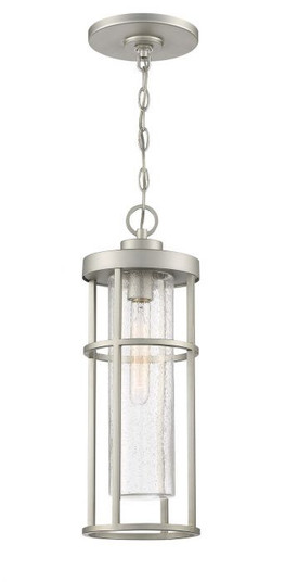 Encompass One Light Outdoor Pendant in Satin Aluminum (46|ZA4211SA)