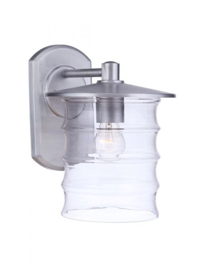 Canon One Light Outdoor Wall Mount in Satin Aluminum (46|ZA3624SA)