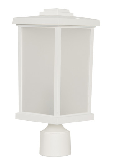 Resilience Lanterns One Light Post Mount in Textured White (46|ZA2415TW)