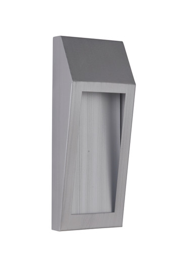 Wedge LED Outdoor Pocket Sconce in Brushed Aluminum (46|Z9302BAOLED)