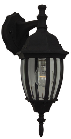Bent Glass Cast One Light Wall Mount in Textured Black (46|Z264TB)