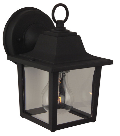 Coach Lights Cast One Light Wall Mount in Textured Black (46|Z190TB)