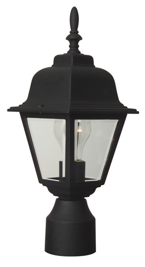 Coach Lights Cast One Light Post Mount in Textured Black (46|Z175TB)