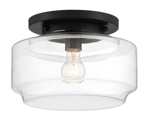 Peri One Light Flushmount in Flat Black (46|X3112FB)