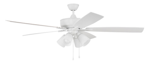 Super Pro 114 60''Ceiling Fan in White (46|S114W560WWOK)