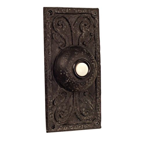 Push Button-Surface Mount LED Lighted Push Button in Weathered Black (46|PB3037WB)