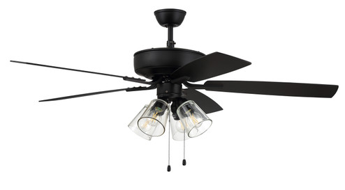 Pro Plus 104 52'' Ceiling Fan in Flat Black (46|P104FB552FBGW)