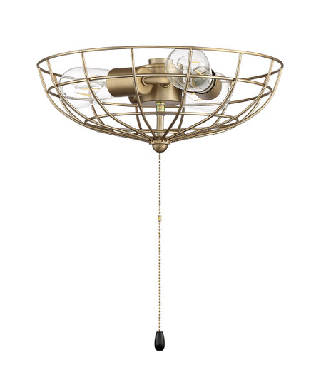 Light Kit-Bowl,Energy Star LED Fan Light Kit in Satin Brass (46|LK2801SBLED)