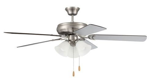 Decorator's Choice 3 Light Kit 52'' Ceiling Fan in Brushed Polished Nickel (46|DCF52BNK5C3W)
