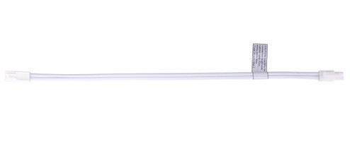 Under Cabinet Puck Connector Cord in White (46|CPK11XT12W)