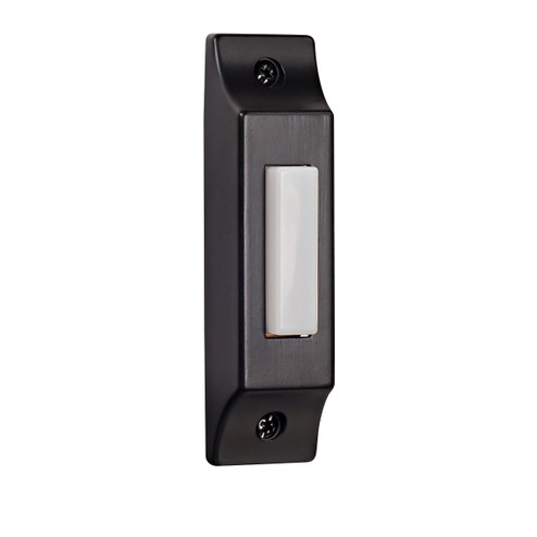 Push Button-Surface Mount Surface Mount Lighted Push Button in Painted Black (46|BSCBB)