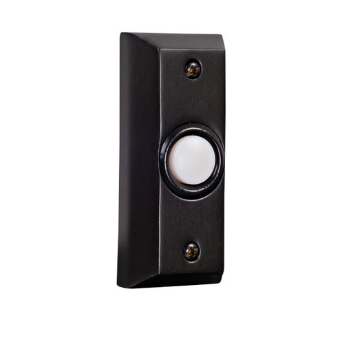 Push Button-Surface Mount Surface Mount Rectangle Lighted Push Button in Bronze (46|BS8BZ)