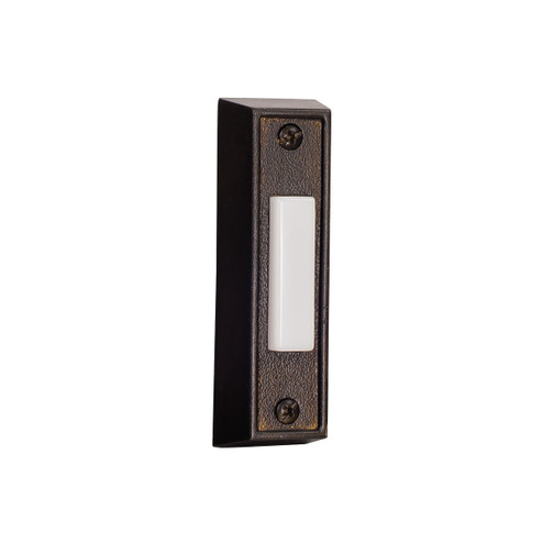 Push Button-Surface Mount Surface Mount Rectangle Lighted Push Button in Bronze (46|BS6BZ)