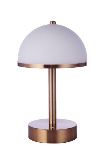 Rechargable LED Portable LED Table Lamp in Satin Brass (46|86285RLED)