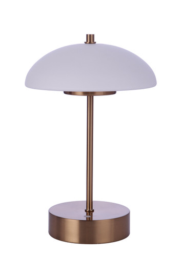 Rechargable LED Portable LED Table Lamp in Satin Brass (46|86272RLED)