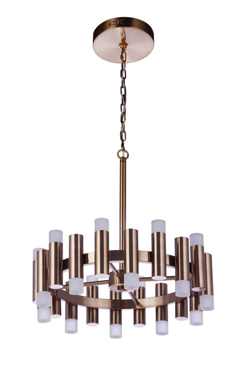 Simple Lux LED Chandelier in Satin Brass (46|57520SBLED) Simple Lux LED Chandelier in Satin Brass (46|57520SBLED)