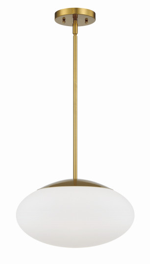 Gaze One Light Pendant in Satin Brass (46|56894SBWG)