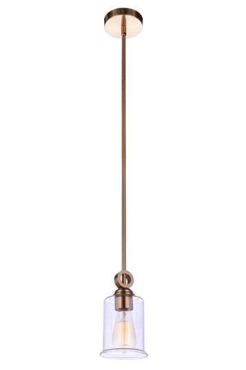 Romero One Light Mini Pendant in Satin Brass (46|56491SB)