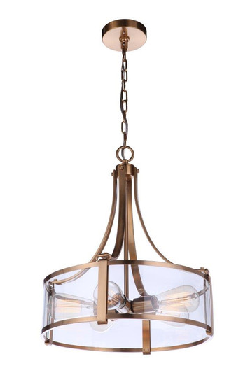 Elliot Five Light Pendant in Satin Brass (46|55395SB)
