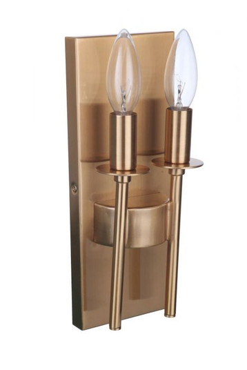 Larrson Two Light Wall Sconce in Satin Brass (46|54362SB)