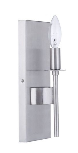 Larrson One Light Wall Sconce in Brushed Polished Nickel (46|54361BNK)