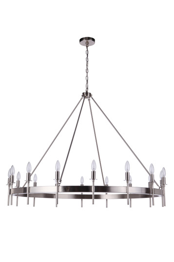 Larrson 16 Light Chandelier in Brushed Polished Nickel (46|54316BNK)