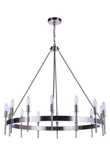 Larrson 14 Light Chandelier in Brushed Polished Nickel (46|54314BNK)