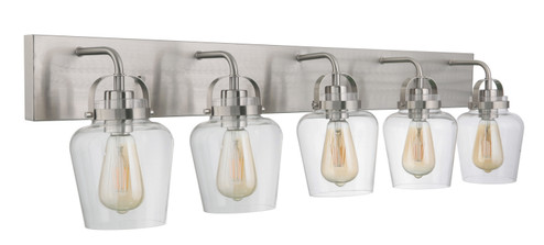 Trystan Five Light Vanity in Brushed Polished Nickel (46|53505BNK)