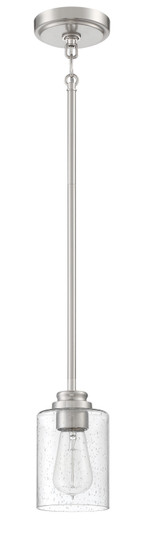 Bolden One Light Mini Pendant in Brushed Polished Nickel (46|50591BNK)