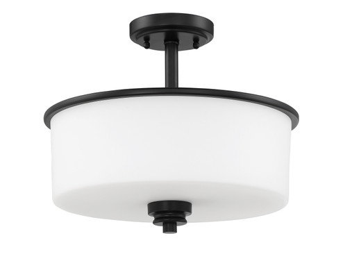 Bolden Two Light Convertible Semi Flush in Flat Black (46|50552FBWG)