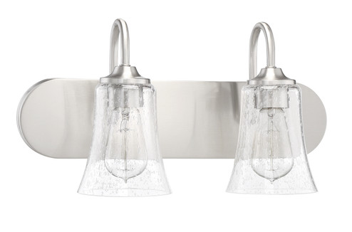 Gwyneth Two Light Vanity in Brushed Polished Nickel (46|50402BNK)