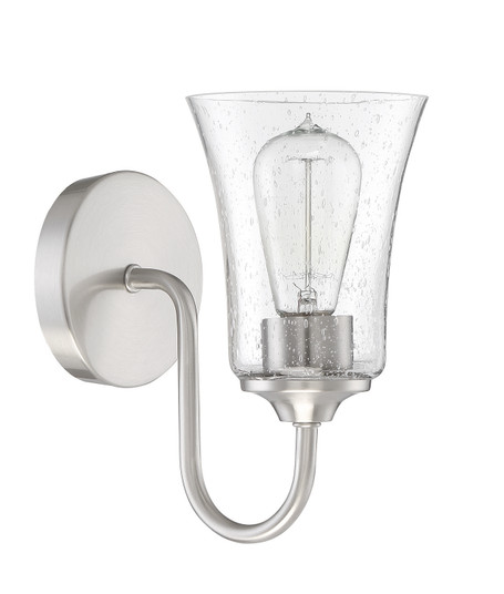 Gwyneth One Light Wall Sconce in Brushed Polished Nickel (46|50401BNK)