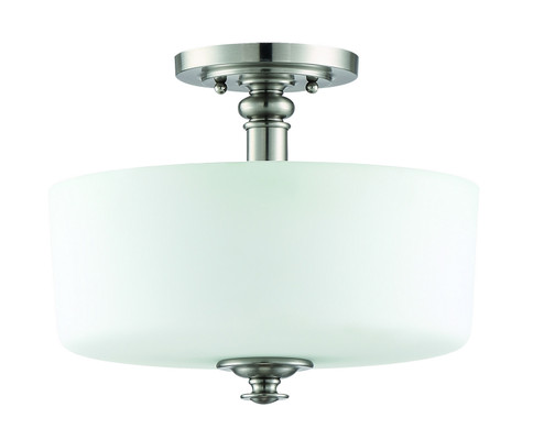 Dardyn Three Light Convertible Semi Flush in Brushed Polished Nickel (46|49853BNK)