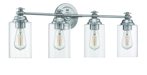 Dardyn Four Light Vanity in Brushed Polished Nickel (46|49804BNKC)