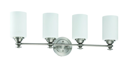 Dardyn Four Light Vanity in Brushed Polished Nickel (46|49804BNK)