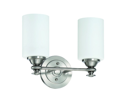 Dardyn Two Light Vanity in Brushed Polished Nickel (46|49802BNK)